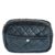 Fan Palm Beauty Bag Quilted Velvet Medium – Smoke