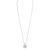 Snö Of Sweden Madeleine Pendant Necklace 42 cm – Plain Silver